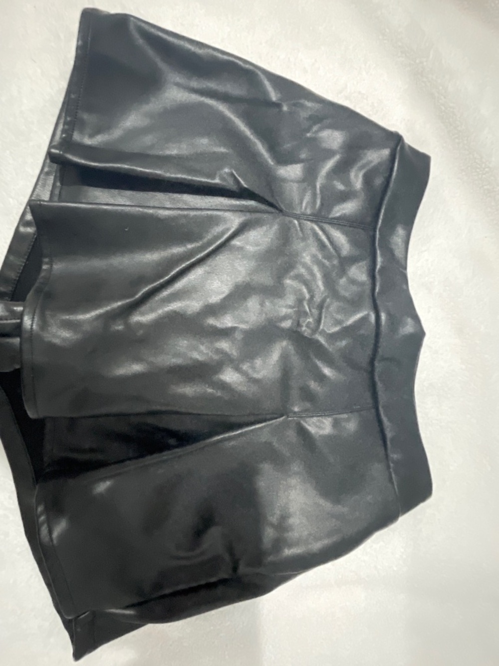 Black Leather Skirt Bottoms